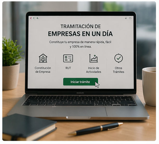 Empresa en un día